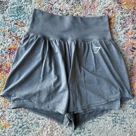 Gymshark Shorts Gymshark Charcoal Running Shorts With Sewn In